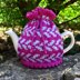 Boysenberry Fair Isle 2 Cup Teapot Cosy Knitting Pattern