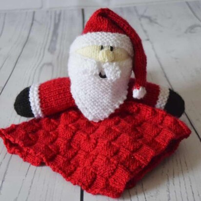Santa Comforter - knitting pattern