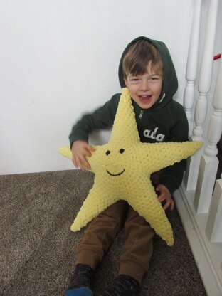 Large Plush Star Toy or Pillow