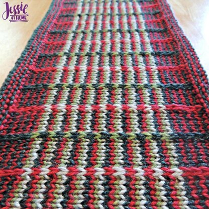 Christmas Slip Stitch Table Runner