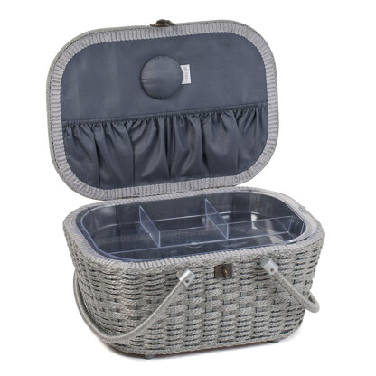Hobbygift Grey Bees Hamper Box