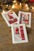Vervaco Christmas Elf Cross Stitch Cards Kit (Set of 3) - 10.5cm x 15cm