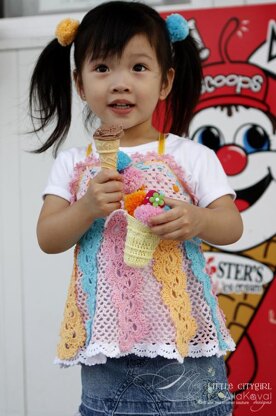 Ice Cream Social Apron Top Crochet