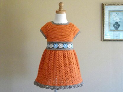 PATTERN Crochet Girl Dress