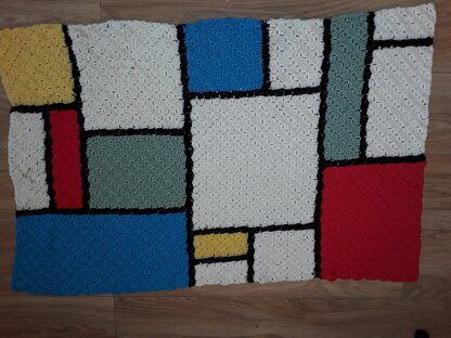 Mondrian style1 C2c blanket