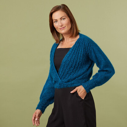 1387 Kabosu - Top Knitting Pattern for Women in Valley Yarns Hatfield and Southampton