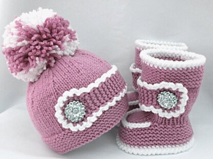 Knitting Baby Shoes Baby Hat Baby Boy and Girl Pattern