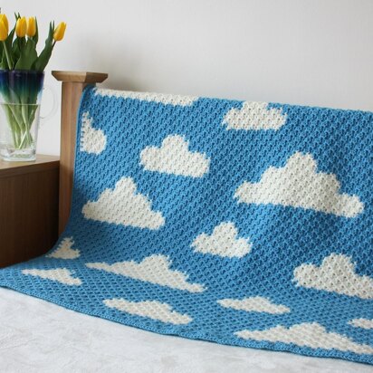 Fluffy White Clouds - the crochet version