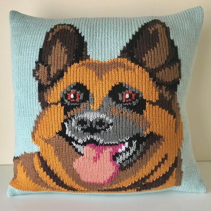 German Shepherd Cushion Cover