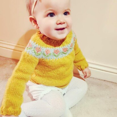 Children's Vintage Chic Sweater in worsted