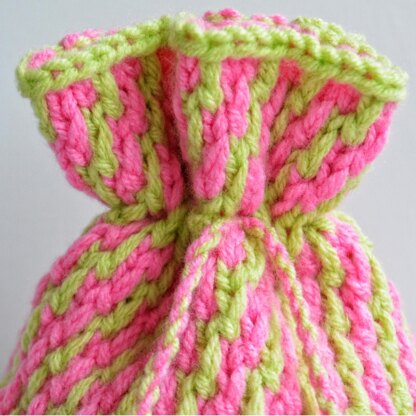 Marshmallow 4 Cup Teapot Cosy Knitting Pattern