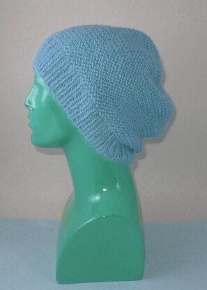 Chunky Garter Stitch Slouch Hat