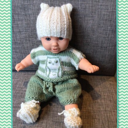 Dolls clothes cute knitting outfit