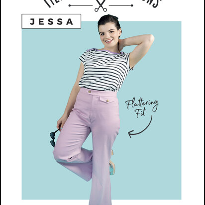 Tilly And The Buttons Jessa Trousers and Shorts Sewing Pattern 1025 - Paper Pattern, Size UK 6-20 / EUR 34-48