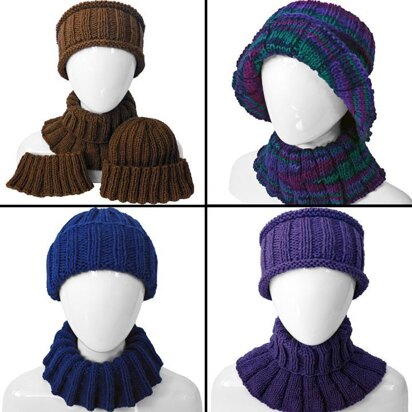 Versatile Turtleneck & Hat - knitting pattern