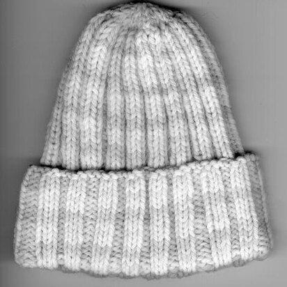 Ribbed Baby Hat in Plymouth Yarn Dreambaby 4 Ply - F006 - Downloadable PDF - knitting pattern