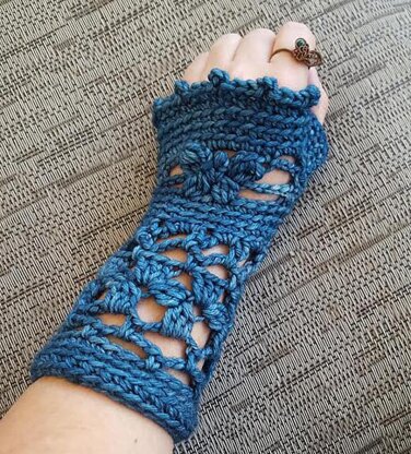 Butterfly Garden Fingerless Gloves