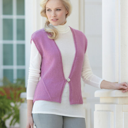 Ladies Waistcoat in Sirdar Country Style DK - 7346 - Downloadable PDF