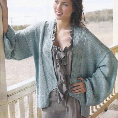 Moss Edge Wide Sleeve Cardigan