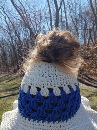 Messy Bun Granny Bucket Hat