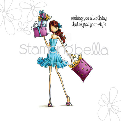 Stamping Bella Cling Stamps - Posh Has A Present