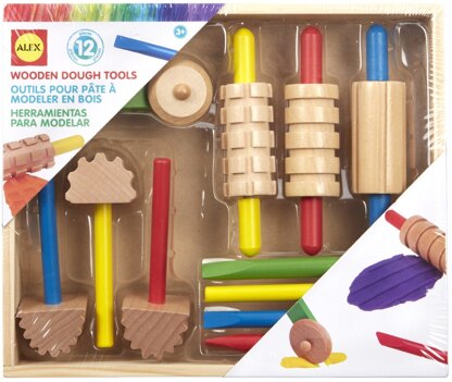 Alex Toys Wooden Dough Tools 11/Pkg - 171479