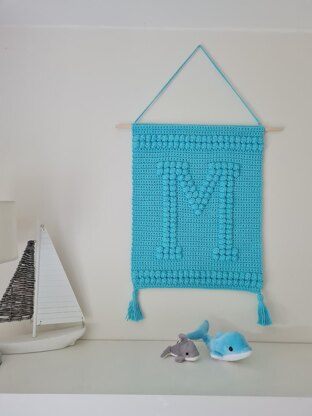 Letter M Wallhanging