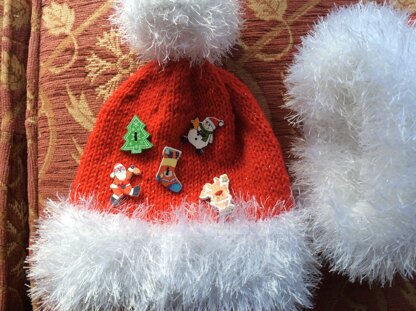 Christmas coat and hat for Lolly