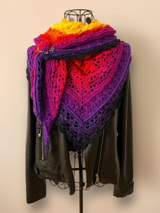 Triangular Scarf "Eos"