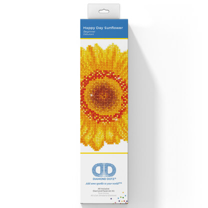 Diamond Dotz Happy Day Sunflower Diamond Painting Kit