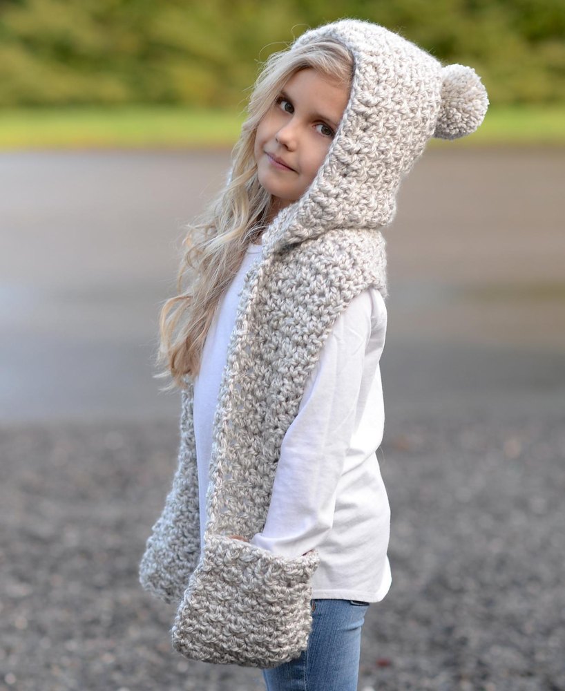 Summit Hooded Scarf at WEBS | Yarn.com