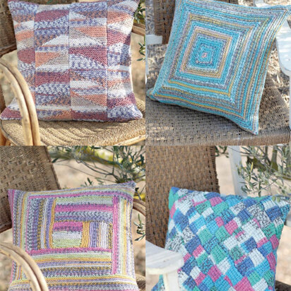 Cushion Covers in Sirdar Crofter DK - 7228