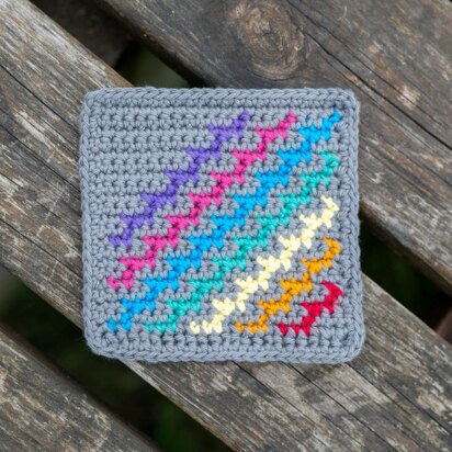 Technicolour Tile Coaster