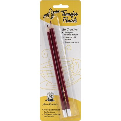 Aunt Martha's Hot Iron Transfer Pencils - 2/pk