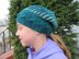 Reversible Brioche Slouchy Hat