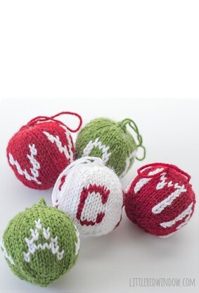 Monogram Ornaments