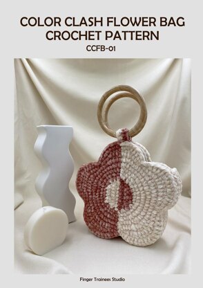 Groovy Flower Crochet Bag Pattern – Retro Aesthetic | Handbag, Shoulder, Crossbody & Tote Bag