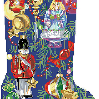 Christmas Ornament Stocking - PDF