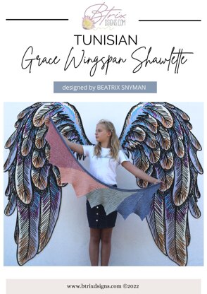 Tunisian Grace Wingspan Shawl