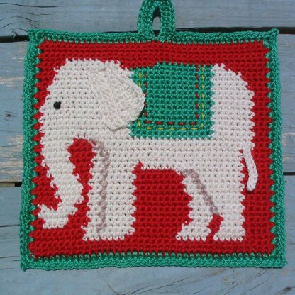 Nelephant the Elephant Potholder