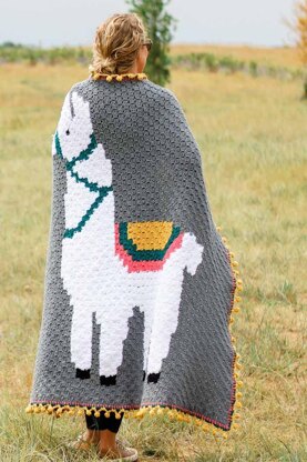 Alpaca Love C2C Blanket