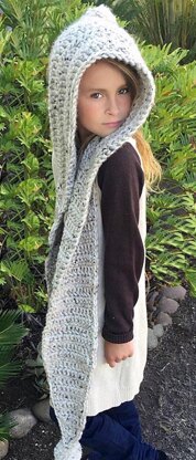 Hooded Scarf Crochet Pattern - Chloe Hood – Ava Girl Designs