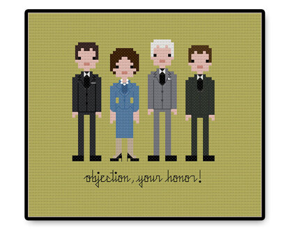 Perry Mason - PDF Cross Stitch Pattern