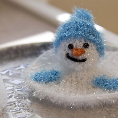 Melted Snowman Kitchen Scrubby