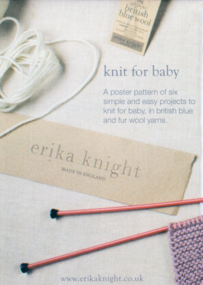 Knit for Baby Poster in Erika Knight