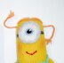 Toy Knitting Patterns -Knit Spider Minion, Minion girl figurines do it yourself