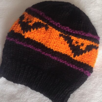 Halloween Bat Beanie Hat