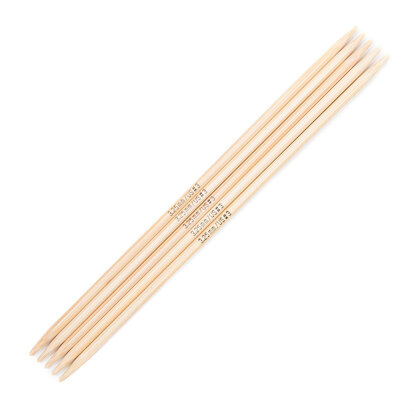 Addi Bamboo Double Point Needles 15cm (Set of 5)
