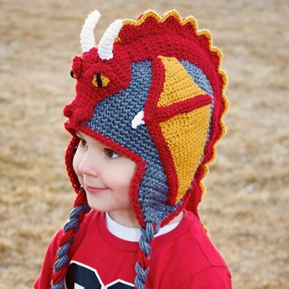 Crochet Dragon Hat Pattern