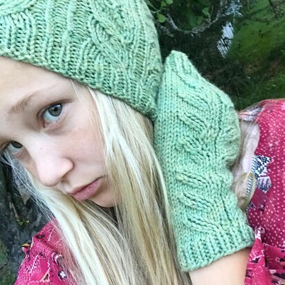 Tinker Creek Hat and Mitts - knitting pattern